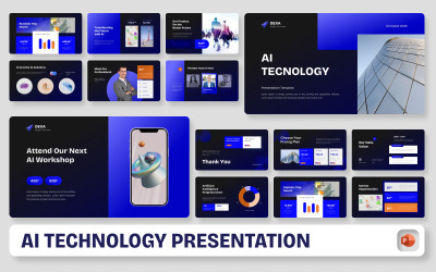 Dexa - AI Technology PowerPoint Presentation Template