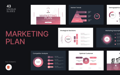 Marketing Plan Presentation Template Design 2030