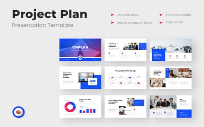 Onplan - Modello di presentazione PowerPoint per il piano di progetto
