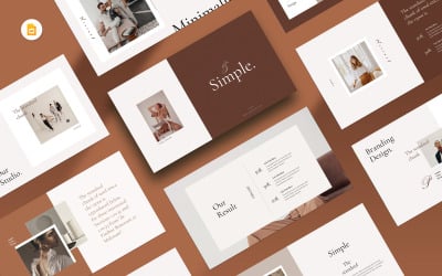 Simple Minimalist Google Slide Template
