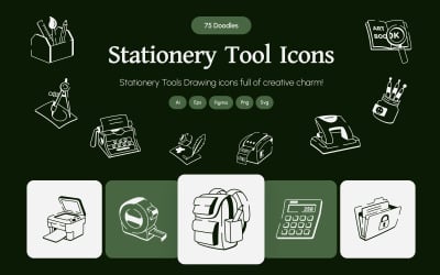 Stationery Tools Drawing Art Set