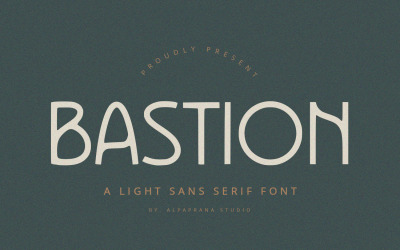 Bastion - Sans Serif Font