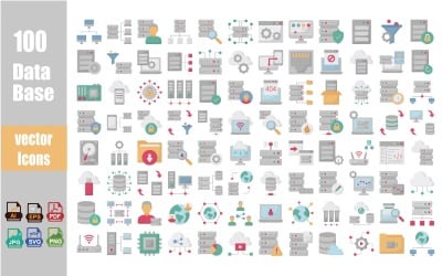 Database Vector Icon Pack