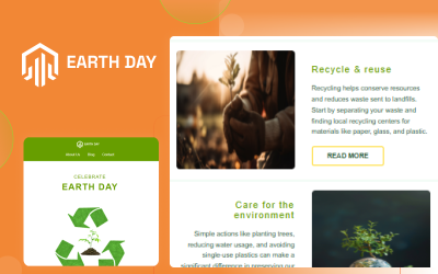 Earth Day Email Html Template