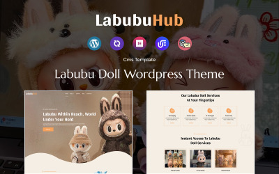 LabubuHub - Labubu baba WordPress téma