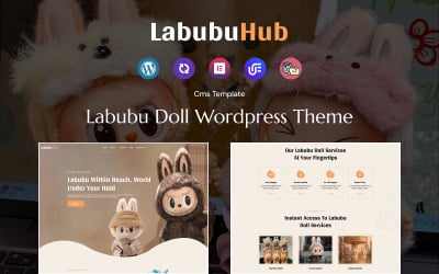 LabubuHub – motyw WordPress Labubu Doll