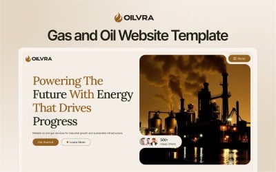 Oilvra: la mejor plantilla Next.js para petróleo y gas