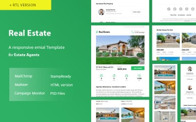 Real Estate Email Template + RTL