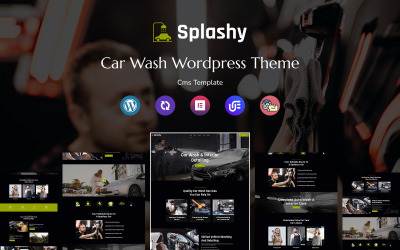 Splashy - Tema multipropósito adaptable de WordPress para lavado de autos