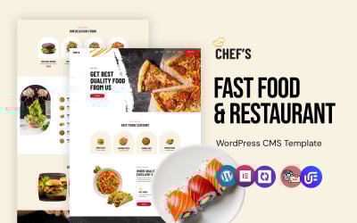 Chef&#039;s - Fast Food &amp;amp; Restaurant WordPress Elementor Theme