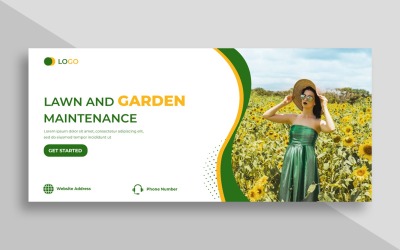 Gardening Services Social Media Facebook Cover Ver-4