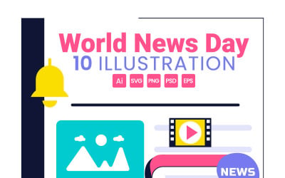 10 World News Day Illustration