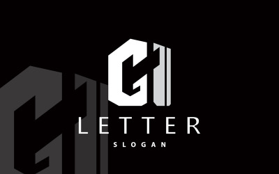 Minimal İlk GH Harfli Logo V1