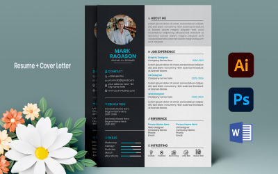 Modèle de CV professionnel et unique pour entreprises et services