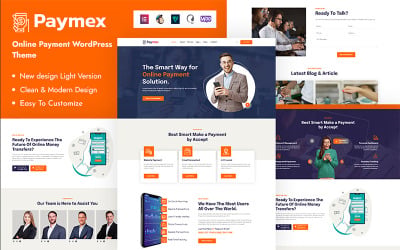 Paymex - Çevrimiçi Ödeme WordPress Teması