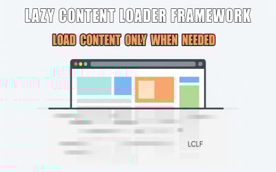 Framework pro líný načítání obsahu
