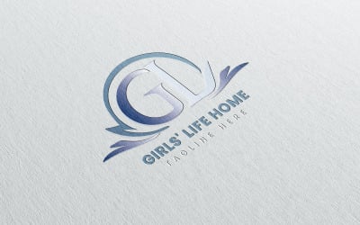 Minimal Girls' Life: Home Business Logo Design