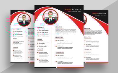 Modern Resume CV Template Ver-5