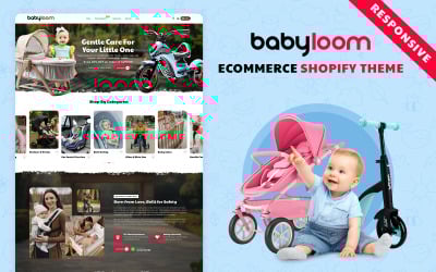 Baby Loom — адаптивная тема Shopify для электронной коммерции
