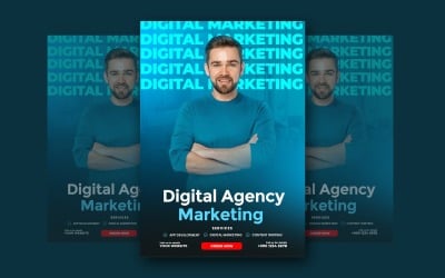 Digital Marketing Social Media Template Poster