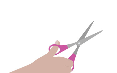 Hand Drawn Kitchen Scissors Vector Illustration Sketch