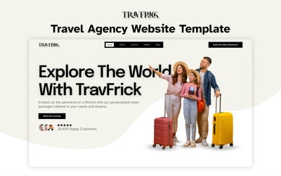 Travfrick – Szablon Elementor dla agencji turystycznej premium