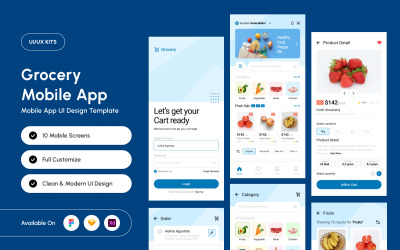 Daily Needs Shopping App UI Kit