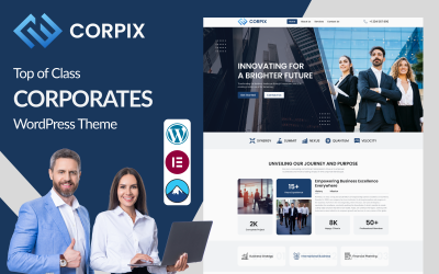 Corpix – Tema Elementor de WordPress para empresas y negocios