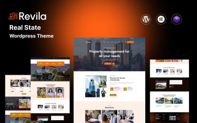 Revila - 房地产代理 WordPress 主题