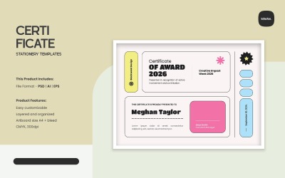 Certificate Templates – Vol. 081