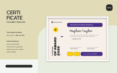 Modelli di certificato – Vol. 075