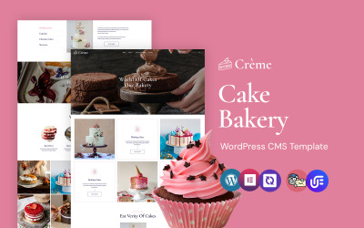Crème – Köstliches Kuchen- und Gebäck-WordPress-Elementor-Theme