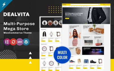 Tema WooCommerce de WordPress para megatienda moderna Dealvita