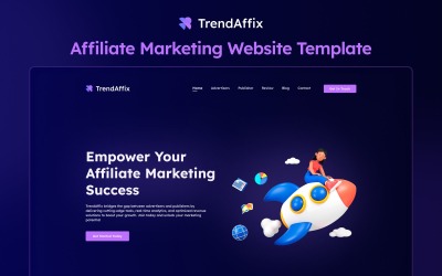 Trendaffix - Modelo Elementor de marketing de afiliados