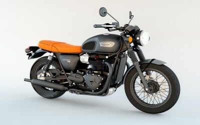 Triumph_T100_2019 tuning 3D modell