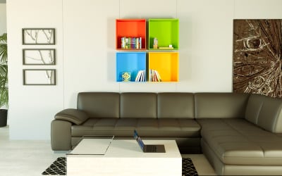 Microsoft Windows könyvespolc 3D modell