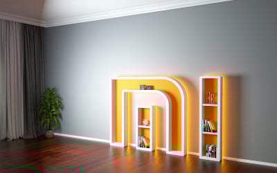 Modèle 3D de la bibliothèque Xiaomi Mi BookShelf