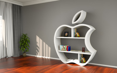 Modelos 3D da Apple BookShelf