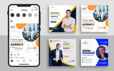 Digital Marketing Social Media Post Template Ver-19