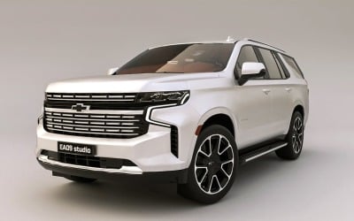 2021 Chevrolet Tahoe RST 3d modeli