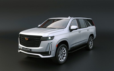 2021-es Cadillac Escalade 3D modell