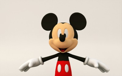 3D-модель мультфільму Міккі Мауса