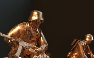 9. Mai Tag des Sieges Logo 3D