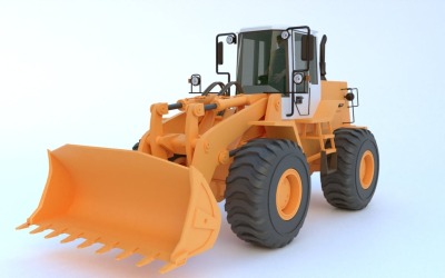 Modello 3D del trattore Fiat-Allis