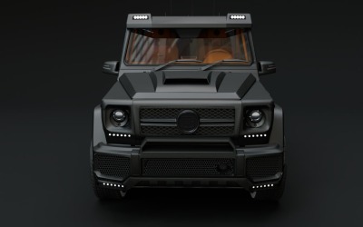 Modelo 3D del Brabus 900 G65 AMG