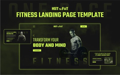 Hiittofiit - šablona OnePage Fitness Next.js