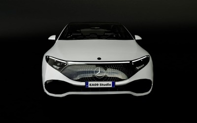2022 Mercedes EQS 3D modeli