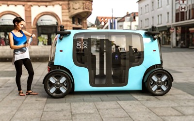 Modèle 3D du taxi intelligent ZOOX d&amp;#39;Amazon