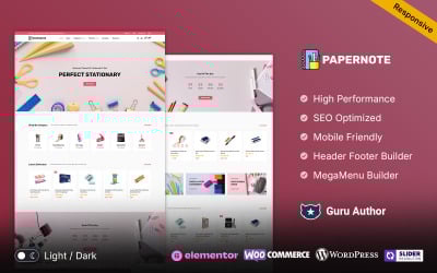 Papernote - Kırtasiye ve Hediyelik Eşya Mağazası Woocomerce Duyarlı Teması