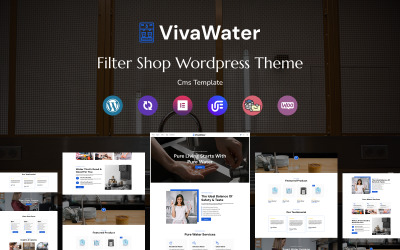 VivaWater - Multifunkční responzivní WordPress šablona s filtrem